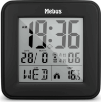 Mebus 25595 Ébresztőóra - Fekete