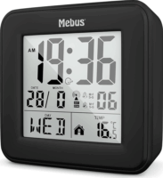 Mebus 25595 Ébresztőóra - Fekete