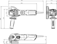 Metabo W 9-125 Quick Sarokcsiszoló