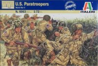 Italeri Amerikai ejtőernyős katonai figurák műanyag makett