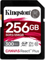 Kingston Canvas React Plus 256GB SDXC UHS-II Memóriakártya