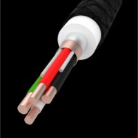 Green Cell PowerStream USB-A apa - Lightning apa iPhone töltő kábel - Fekete (2m)