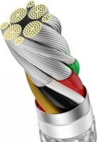 Baseus Dynamic Series USB-A apa - USB-C apa 2.0 Adat és töltőkábel - Fehér (1m)