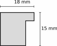 ZEP V32232 Regent 2 22,8x32,8 Képkeret - Szürke