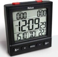 Mebus 25581 Rádiós ébresztőóra - Fekete