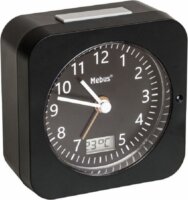 Mebus 25609 Analóg ébresztőóra - Fekete