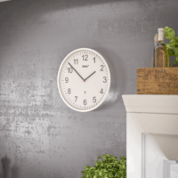 Mebus 19411 Rádiós falióra - Ezüst