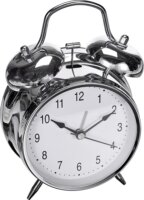 TFA 98.1043 Analóg ébresztőóra - Ezüst