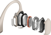 Shokz OpenRun Bluetooth Csontrezgéses Sport Fejhallgató Headset - Bézs