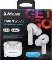 Defender Twins 903 Wireless Headset - Fehér