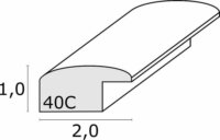 Deknudt S40CH1 16x21 Képkeret - Natúr