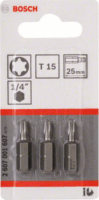Bosch 2607001607 Csavarbitkészlet (3 db/csomag)
