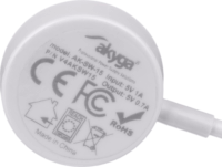 Akyga AK-SW-15 Apple Watch Okosóra töltő - Fehér