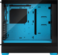 Fractal Design Pop Air RGB Cyan Core TG Clear Tint Számítógépház - Fekete/Kék
