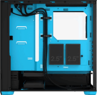 Fractal Design Pop Air RGB Cyan Core TG Clear Tint Számítógépház - Fekete/Kék