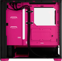 Fractal Design Pop Air RGB Magenta Core TG Clear Tint Számítógépház - Fekete/Magenta