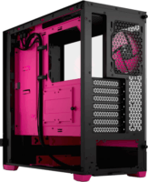 Fractal Design Pop Air RGB Magenta Core TG Clear Tint Számítógépház - Fekete/Magenta