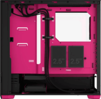 Fractal Design Pop Air RGB Magenta Core TG Clear Tint Számítógépház - Fekete/Magenta