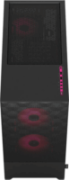 Fractal Design Pop Air RGB Magenta Core TG Clear Tint Számítógépház - Fekete/Magenta
