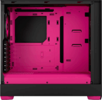 Fractal Design Pop Air RGB Magenta Core TG Clear Tint Számítógépház - Fekete/Magenta