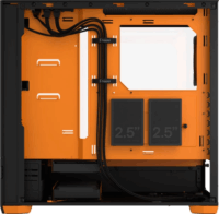 Fractal Design Pop Air RGB Orange Core TG Clear Tint Számítógépház - Fekete/Narancssárga