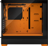 Fractal Design Pop Air RGB Orange Core TG Clear Tint Számítógépház - Fekete/Narancssárga