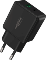 Ansmann HC218PD Hálózati USB-C / USB-A töltő - Fekete (20W)