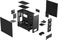 Fractal Design Pop XL Silent Black Solid Számítógépház - Fekete