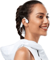 Shokz OpenMove Bluetooth Csontrezgéses Sport Fejhallgató Headset - Fehér