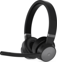 Lenovo Go Teams Wireless Headset Töltőállvánnyal - Fekete