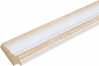 Deknudt S221H3 20x25 Képkeret - Fehér/barna