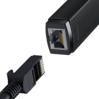 Baseus Lite Series USB - RJ45 Ethernet adapter - Fekete