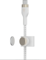 Belkin Flex USB-C apa - USB-C apa Adat- és töltőkábel - Fehér (3m)