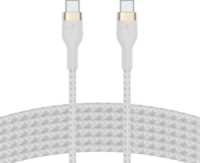 Belkin Flex USB-C apa - USB-C apa Adat- és töltőkábel - Fehér (3m)