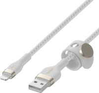 Belkin Flex Lightning apa - USB-A apa Adat- és töltőkábel - Fehér (1m)