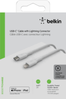 Belkin Lightning apa - USB-C apa Adat- és töltőkábel - Fehér (2m)