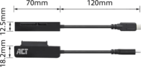 ACT AC1525 USB-C apa - SATA Adapter