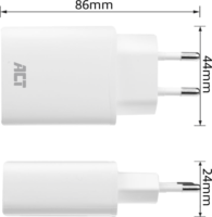 ACT AC2100 Hálózati USB-C Töltő - Fehér (20W)