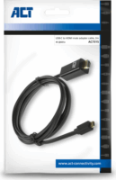 ACT AC7315 USB-C apa - HDMI apa Adapterkábel - Fekete (2m)