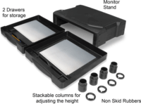 ACT AC8215 32" LCD TV/Monitor asztali tartó - Fekete