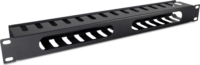 Inter-Tech 88887276 Rack 19" Kábelvezető csatorna 1U - Fekete