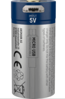 Ansmann 16340 Li-Ion 850 mAh Micro USB Akkumulátor (1db/csomag)