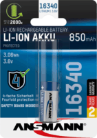 Ansmann 16340 Li-Ion 850 mAh Újratölthető elem (1db/csomag)