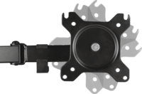 Trust GXT 1120 Mara 32" LCD TV/Monitor asztali tartó kar - Fekete (2 kijelző)