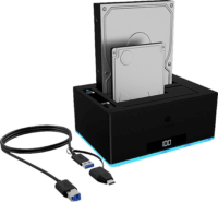 ICY BOX IB-127CL-U3 HDD /SSD Dokkoló és klónozó állomás (USB 3.0 - SATA)