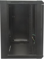Intellinet 19" Fali rack szekrény 9U/450mm Fekete
