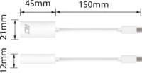 ACT AC7525 Mini DisplayPort apa - HDMI anya Adapter