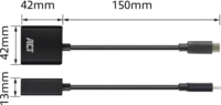 ACT AC7320 USB-C apa - DisplayPort anya Adapter