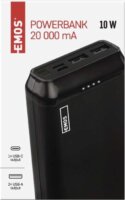 Emos Alpha2 Powerbank 20000mAh 10W (2.1A / 5V) - Fekete