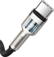 Baseus Cafule Series USB-C apa - USB-C apa 2.0 Adat és töltőkábel - Fekete (2m)